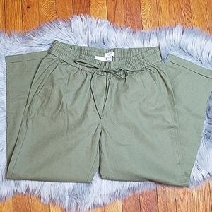 J. Crew Women's Petite LinenCotton Drawstring Pant